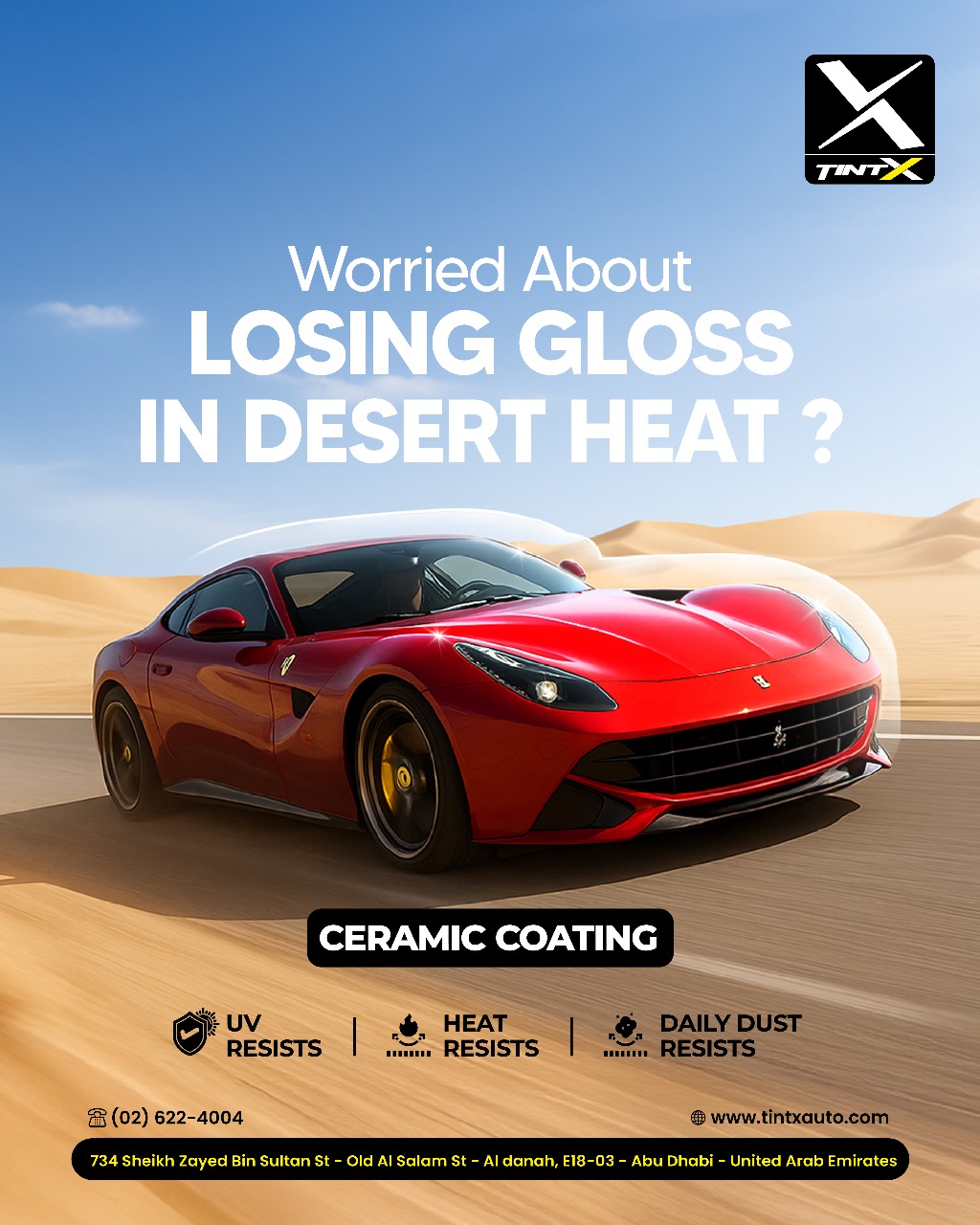 Heat Rejection Window Film for Cars in Abu Dhabi, UAE | UV Rejection Window Film for Cars in Abu Dhabi, UAE