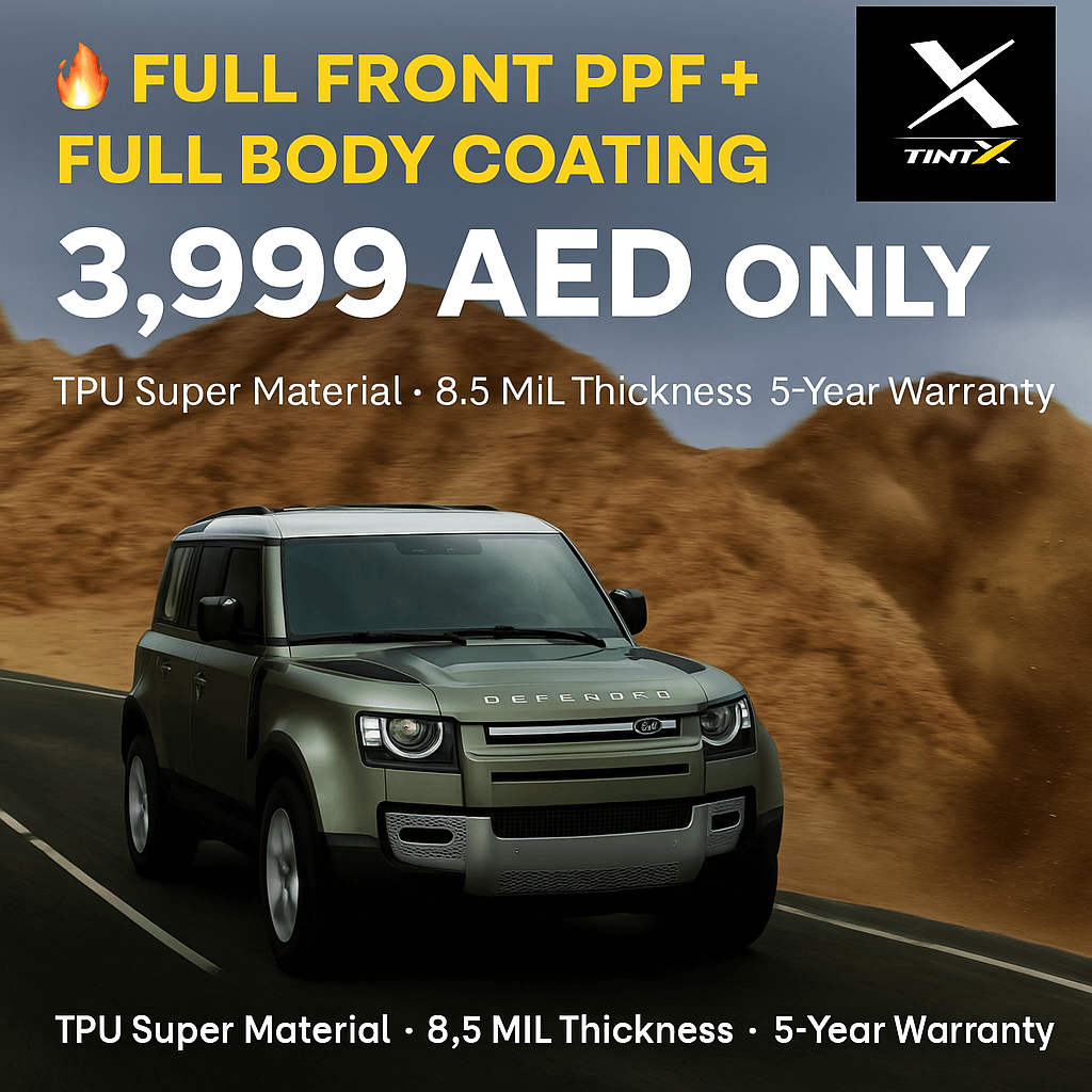 Paint Protection Film (PPF) in Abu Dhabi, UAE | PPF Coating Service in Abu Dhabi, UAE